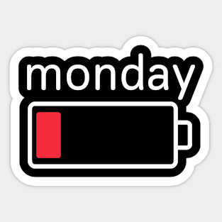 Monday Humor Sticker